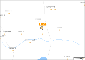 map of Lusi