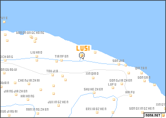 map of Lüsi