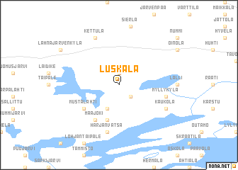 map of Luskala