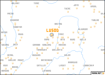 map of Lusod