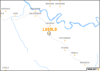 map of Lusolo