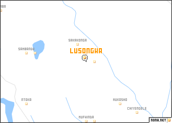 map of Lusongwa