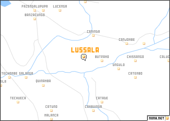 map of Lussala