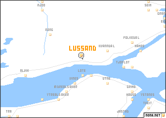 map of Lussand