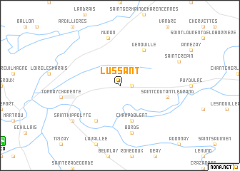 map of Lussant