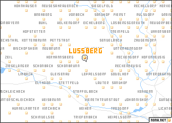 map of Lußberg