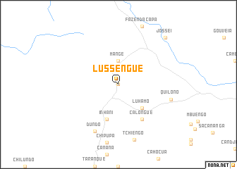 map of Lussengue