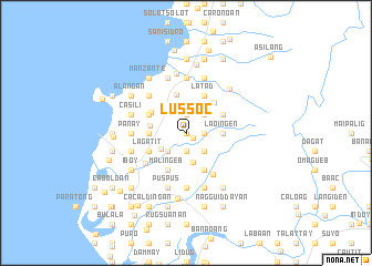 map of Lussoc