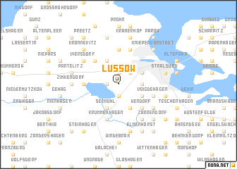 map of Lüssow