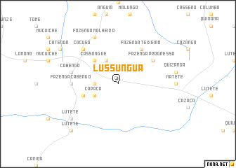 map of Lussungua