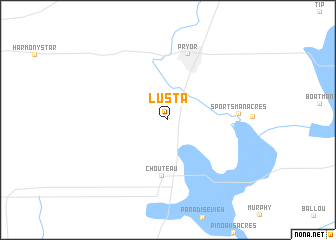 map of Lusta