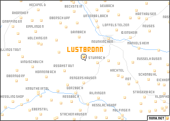 map of Lustbronn