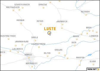 map of (( Luste ))