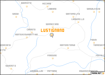 map of Lustignano