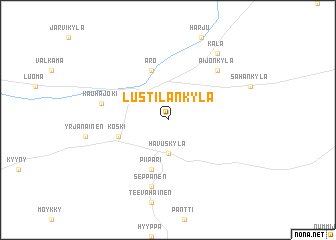 map of Lustilankylä