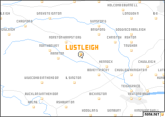 map of Lustleigh