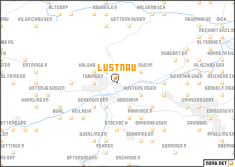 map of Lustnau