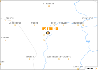 map of Lustovka