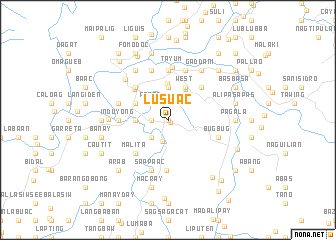 map of Lusuac