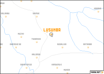 map of Lusumba