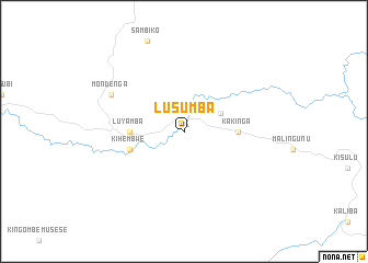 map of Lusumba