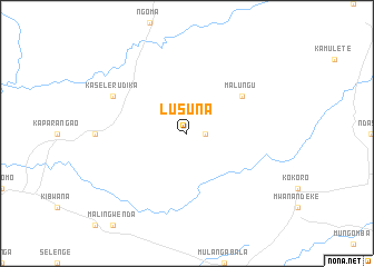 map of Lusuna