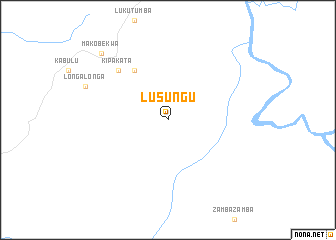 map of Lusungu