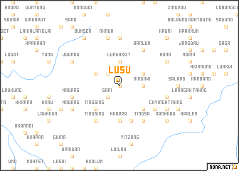 map of Lu-su