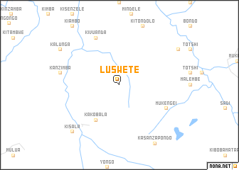 map of Luswete
