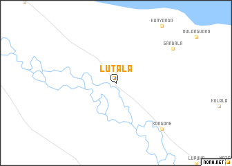 map of Lutala