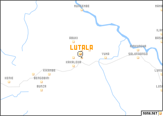map of Lutala