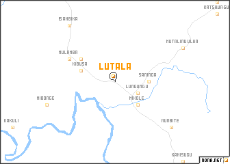 map of Lutala