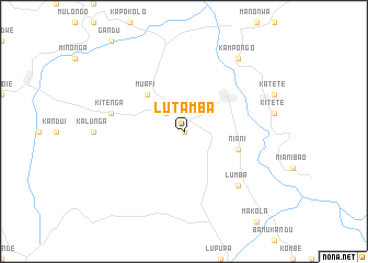 map of Lutamba