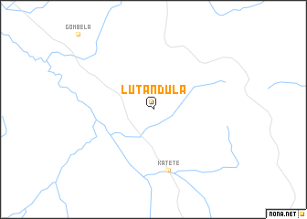 map of Lutandula