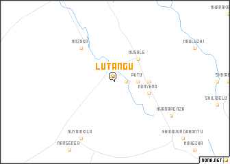 map of Lutangu