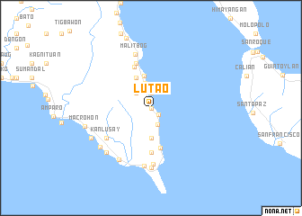 map of Lutao