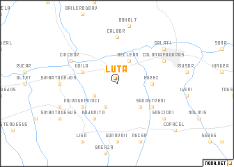 map of Luţa