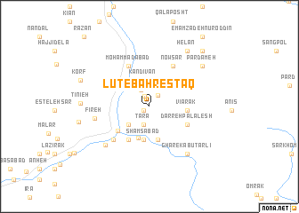 map of Lūţ-e Bahrestāq