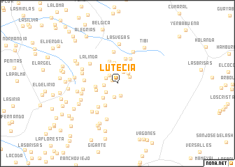 map of Lutecia