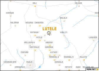 map of Lutele