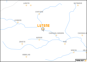map of Lutene