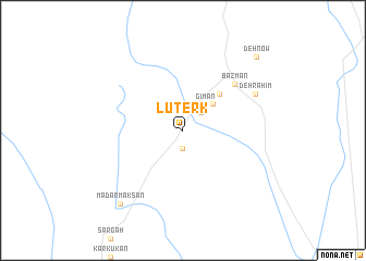 map of Lūterk