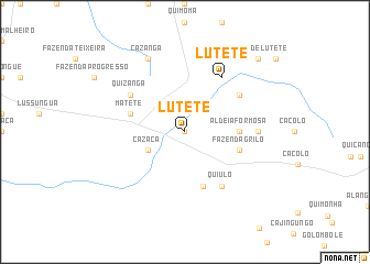 map of Lutete