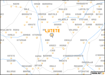 map of Lutete