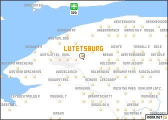 map of Lütetsburg