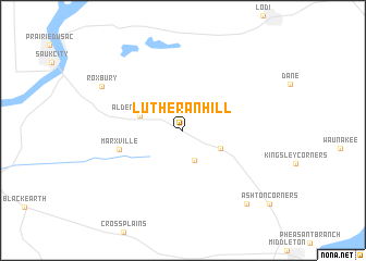 map of Lutheran Hill