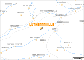 map of Lutheranville