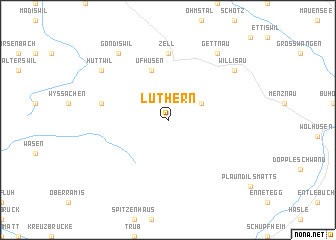 map of Luthern