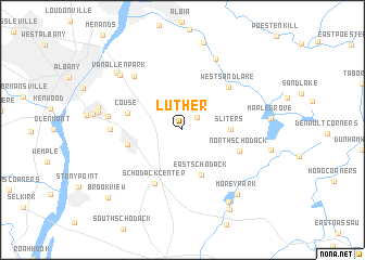 map of Luther