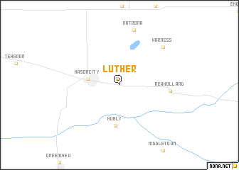 map of Luther